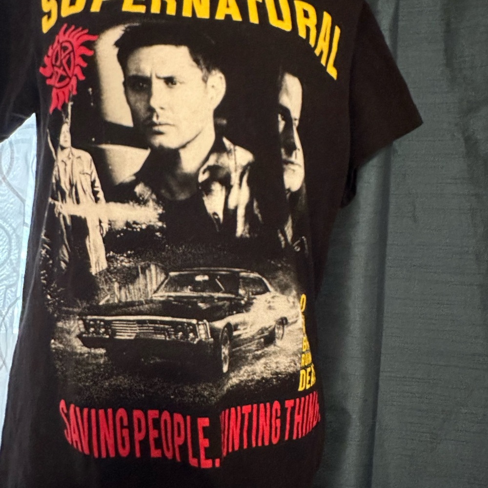 Supernatural Graphic Tee in Black